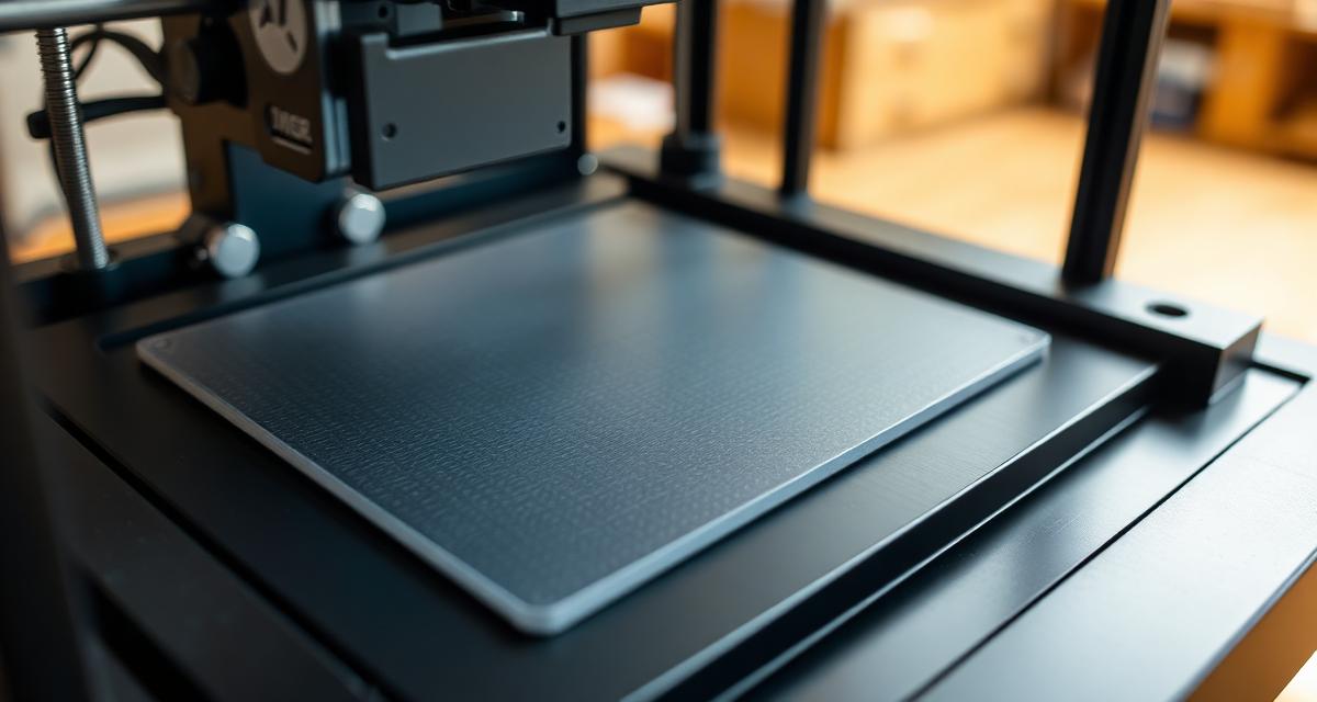 3D printer bed with a perfectly adhered first layer on a PEI build plate