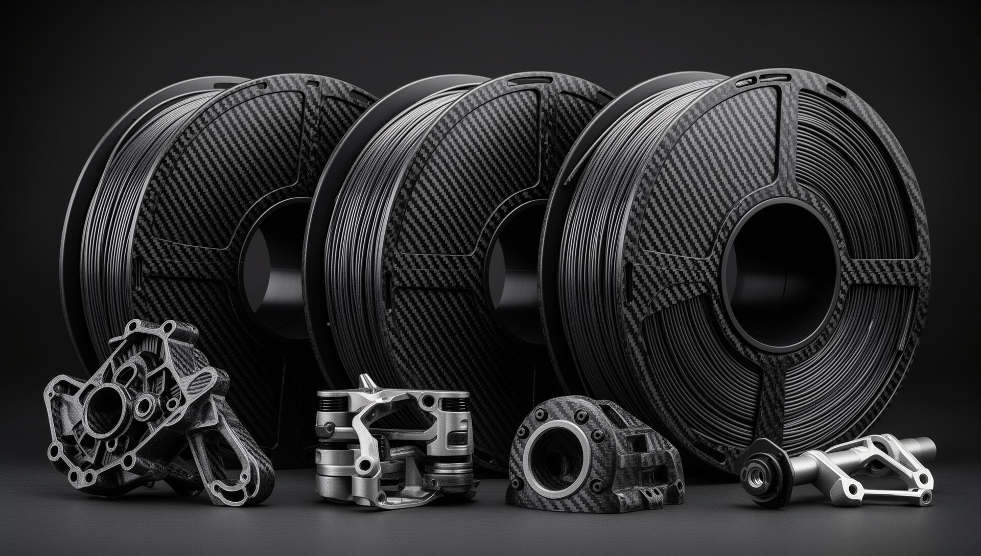 Best carbon fiber PLA filament spools for 3D printing in 2025