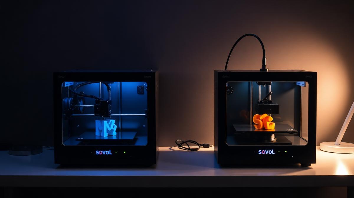 Sovol SV06 and SV07 3D printers side by side comparison